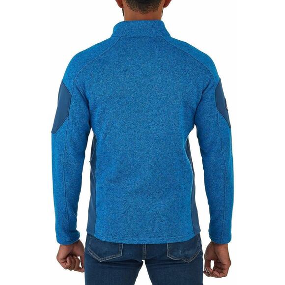 Spyder Empire Fleece Full Zip Jacket with Zippered Pockets Men L Blue - Picture 5 of 14